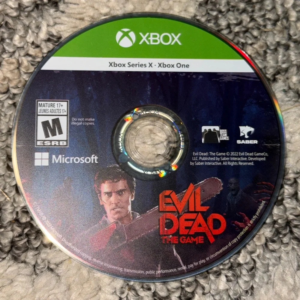 Microsoft Xbox One/Series X Evil Dead The Game Video Game Rated M For Mature Use